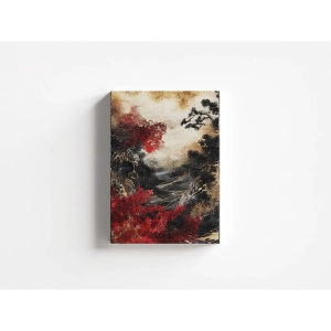 Wallxpert tablou decorativ canvas, 70x100 cm, panza 100% grosime 3mm, rama lemn pin 100%, multicolor - Verificat A · Re-Bloom - Img 1