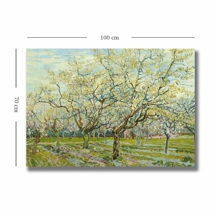 Wallxpert tablou decorativ canvas Vincent van Gogh 70x100 cm, panza 100%, cadru lemn 100% grosime 2.8 cm, multicolor - Verificat A · Re-Bloom - Img 2