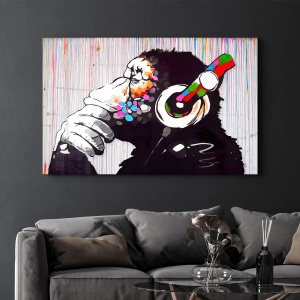 Wallxpert tablou decorativ pe sticla temperata, 46x72 cm, sticla 100% grosime 4mm, imprimare UV, multicolor - Verificat A · Re-Bloom - Img 5