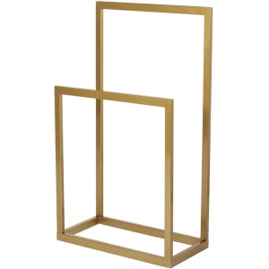 Woody Fashion suport prosoape, metal 100%, 25x60x90 cm, auriu - Verificat A · Re-Bloom
