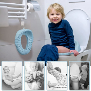 Adaptor pentru scaun de toaleta la copii TYRY.HU, acetat de etilvinil/cauciuc, albastru - Img 4