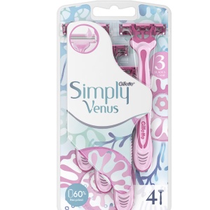 Aparat de ras de unica folosinta Gillette Simply Venus, 4 buc, Resigilat, Grad A