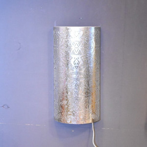 Aplica Censier, metal, argintie, 40 x 20 x 10 cm - Img 1