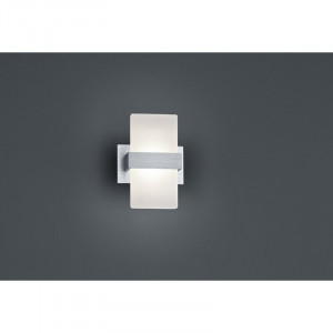 Aplica de perete Lifthrasir, LED, alb/argintiu, 18 x 13 x 9 cm