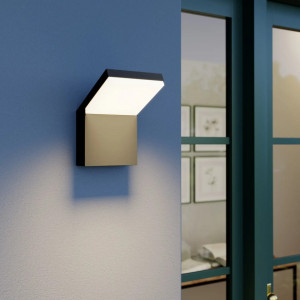 Aplica de perete pentru exterior Yolena, LED, aluminiu/policarbonat, gri/alb, 14 x 21,9 x 17,2 cm - Img 8