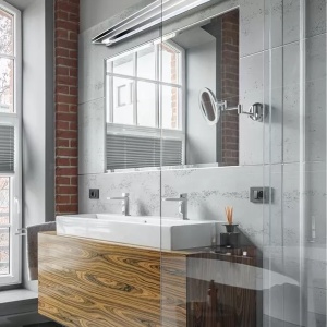 Aplica LED Candellux Sumo, 18W, 6000K, crom-opal