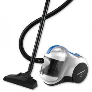 Aspirator fara sac Heinner HVC-MC700WB, Putere 700W, Capacitate 2L, Filtru Hepa 10, Albastru/Alb