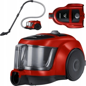 Aspirator fara sac Samsung VCC45W0S3R/XSB, 1.3 l, 750 W, Air Track, Tub telescopic, Rosu - Img 5