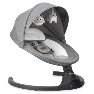 Balansoar electric MoMi Lami, Dark Grey - Img 1