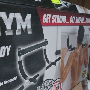 Bara pentru Tractiuni si Exercitii Iron Gym, Prindere Usa, Resigilat, Grad A - Img 4