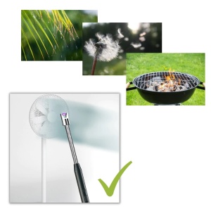 Bricheta electrica cu plasma, portabila, reincarcabila, rezistenta la vant, pentru aprinderea focului la aragaz, semineu, lumanari, gratar, albastra