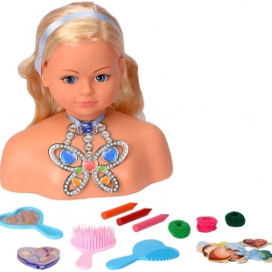 Bust de coafura si machiaj Sandra Falca 24 cm multicolor