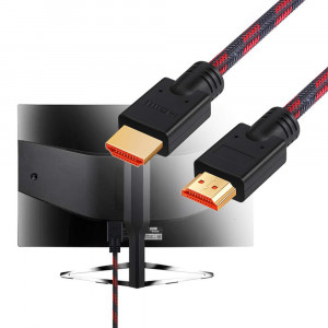 Cablu HDMI Chliankj, negru/rosu, 15 m - Img 4