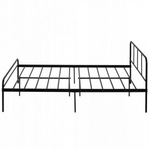 Cadru de pat Camarata, metal, negru, 145 x 205 cm - Img 6