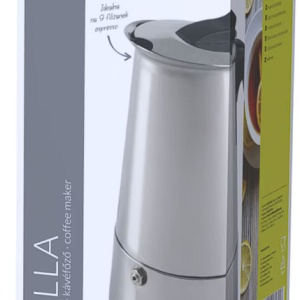 Cafetiera inox, Domotti Vella, 9 portii, Resigilat, Grad A