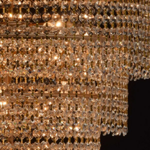 Candelabru Acevedo, auriu, 90 x 52 x 52 cm, 60w - Img 2