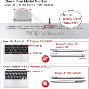 Carcasa de protectie pentru MacBook Ai iCasso, plastic, multicolor, 13 inchi - Img 6