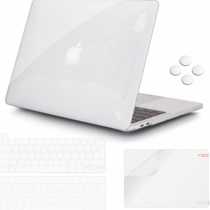 Carcasa MacBook ICasso, plastic, alb, 13 inchi - Img 1