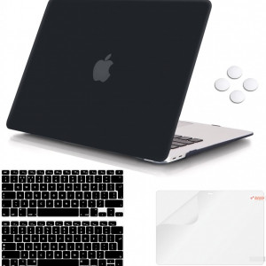 Carcasă MacBook ICasso, plastic, negru, 13 inchi - Img 1