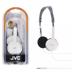 Casti audio JVC HA-L50-WE, Cu fir, On-ear, design elegant, alb - Img 2