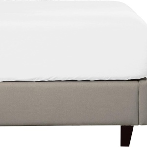 Cearsaf cu elastic Sleep Mantra, bumbac/poliester, alb, 200 x 200 x 30 cm