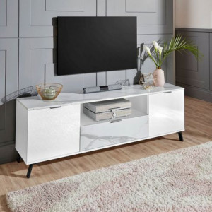 Comoda TV Home Affaire, alb, 180 x 40 x 60 cm