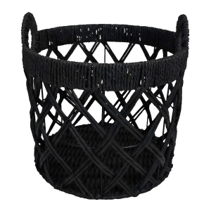 Coș Charly negru, 35x28cm