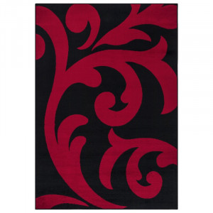 Covor Antonetta negru / roșu, 60 x 110 cm - Img 1