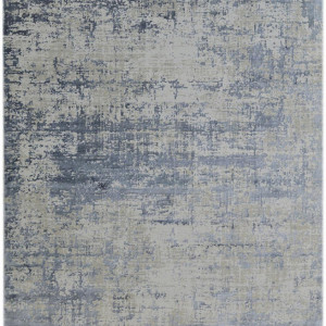 Covor Cordoba cu franjuri, albastru/gri, 190 x 130 cm