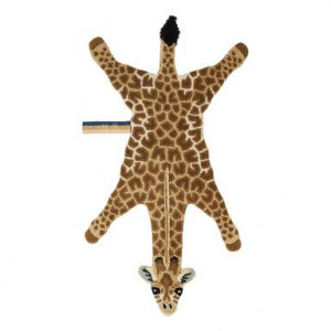 Covor Gimpy Girafa, lana/bumbac, multicolor, 60 x 120 cm