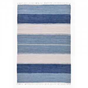 Covor Happy Design, alb/albastru, 120 x 180 cm - Img 1