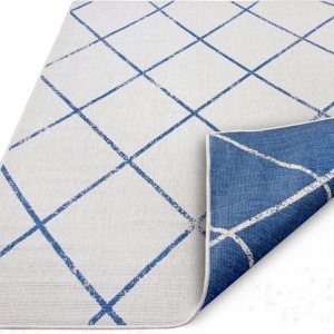 Covor reversibil GALA LM, textil, albastru, 280 x 380 cm - Img 1