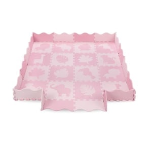 Covoras de joaca Puzzle 150x150 cm, Momi Zawi - Pink - Img 4