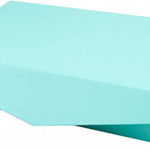 Cutie cu capac si inchidere magnetica pentru cadou Holijolly, carton, menta,48 X 30 X 10 cm - Img 1