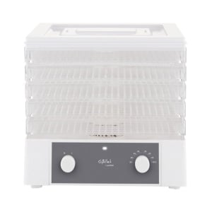 Deshidrator-uscator de alimente GALLET LAPALISSE DES121, 250 W, 5 niveluri, gri cu alb - Img 1