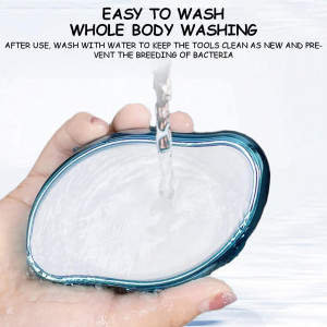 Epilator cu cristale nano Unmeadikca, albastru, 10,6 x 6,6 cm - Img 7