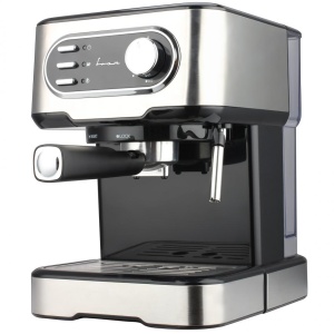 Espressor Fram FEM-850BKSS, Putere 850W, 15 bar, Rezervor apa 1.5L, Argintiu - Img 2