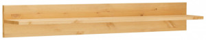 Etajera Oslo din lemn masiv de pin, maro, 100 x 14 x 14 cm - Img 4