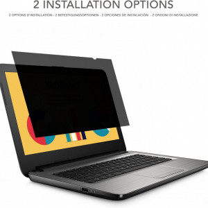 Folie de protectie pentru laptop VistaProtect, negru transparent, 12,5 inchi - Img 5