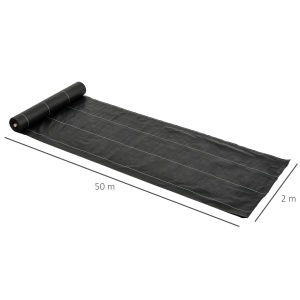 Folie pentru gradina Re-Bloom, polipropilena PP, 50x2 m, negru - Verificat A · Re-Bloom - Img 3