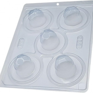 Forma pentru ciocolata BWB 836 silicon/plastic, transparent, 18,5 x 24 cm