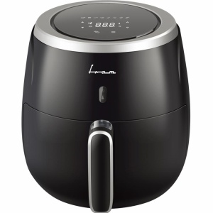 Friteuza cu aer cald Fram FAF-MD2000BK, Putere 2000W, Capacitate cos 5L, Afisaj digital, Control Touch, Vas detasabil anti-adeziv, Termostat reglabil: 80-200˚C, Negru - Img 2