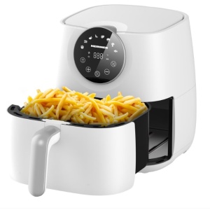 Friteuza cu aer cald Heinner Airfryer Smartfry HAF-B6WH1700, 1700w, capacitate: 5.7l, display digital cu control touch, timer 60 min, temperatura 80-200 grade, 8 programe presetate, RESIGILATA, 1 AN GARANTIE - Img 2