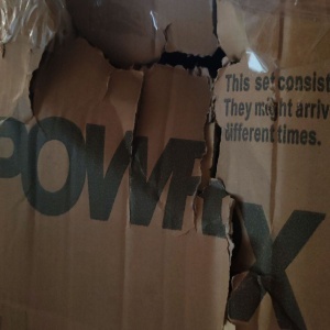 Gantera premium fitness, POWRX, coating cauciuc, bara din crom, 22.5 kg, Negru, Resigilat, Grad A - Img 2