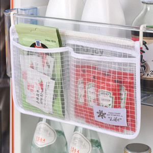 Geanta organizatoare pentru frigider GoldRock, textil, alb, 22 x 13 cm - Img 4