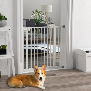 Grilaj de protectie pentru animale de companie Re-Bloom, metal/plastic, alb, 68 x 77 cm, Resigilat, Grad A - Img 4