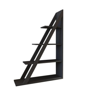 Hanah Home biblioteca, PAL melaminat, 100x29.5x150 cm, grosime 18mm, design modern/scandinav, antracit - Verificat A · Re-Bloom