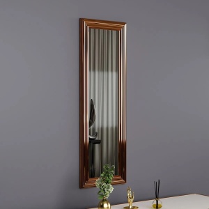 Hanah Home oglinda perete 30x90x2.2 cm, rama MDF 100%, acoperire ecologica Flotal-E, bronz - Verificat A · Re-Bloom - Img 3