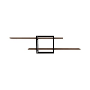Hanah Home raft de perete 120x18x30 cm, PAL 18mm melaminat, rafturi 90x17.2 cm, pin atlantic - Verificat A · Re-Bloom