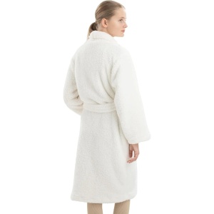 HOMELEVEL halat de baie copii, cu gluga, fleece poliester, 9-10 ani (134-140cm), Alb - Verificat A · Re-Bloom - Img 4